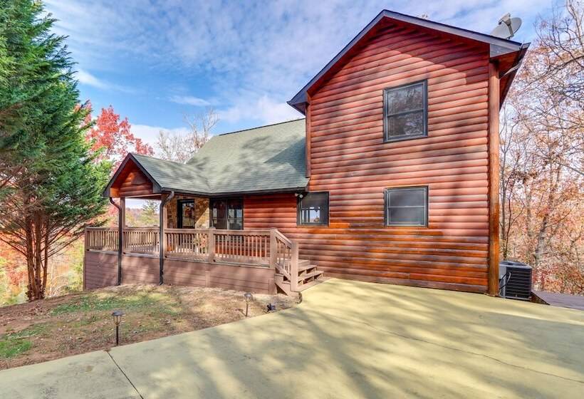 Mtn View Cabin: Hot Tub & Game Room In Blue Ridge