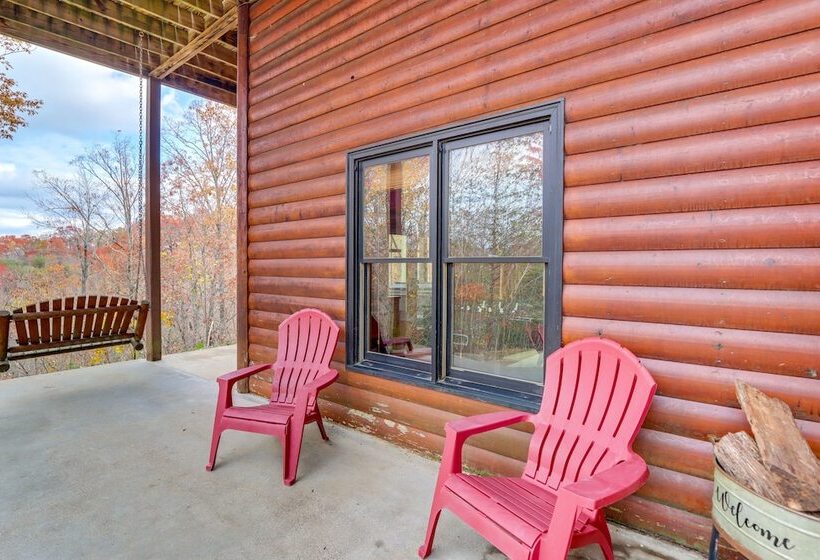 Mtn View Cabin: Hot Tub & Game Room In Blue Ridge