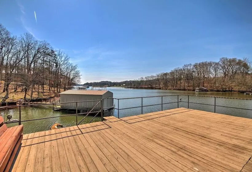 Lake Lanier Home W/ Dock, Boat Parking, & Grill!