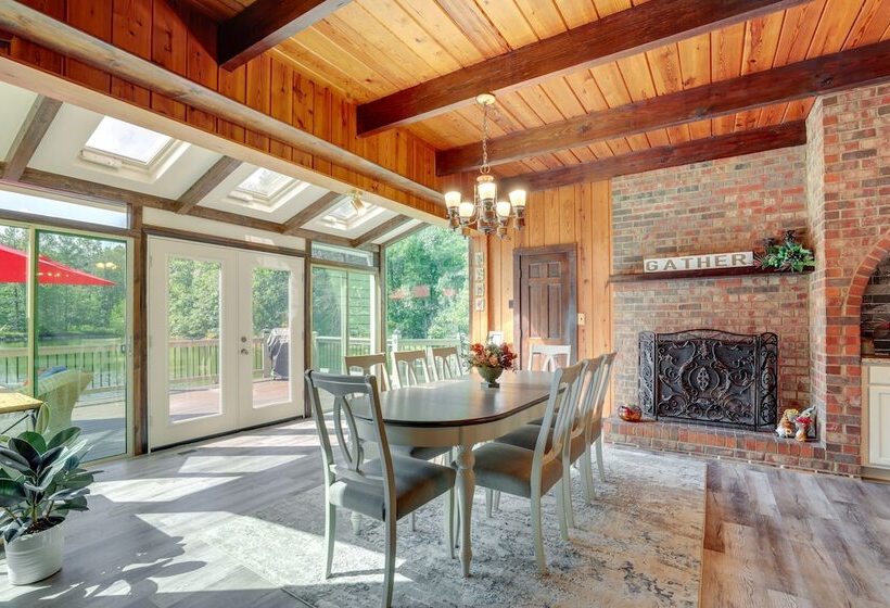 Lawrenceville Gem W/ Boat Dock On Private Lake!