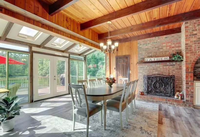 Lawrenceville Gem W/ Boat Dock On Private Lake!
