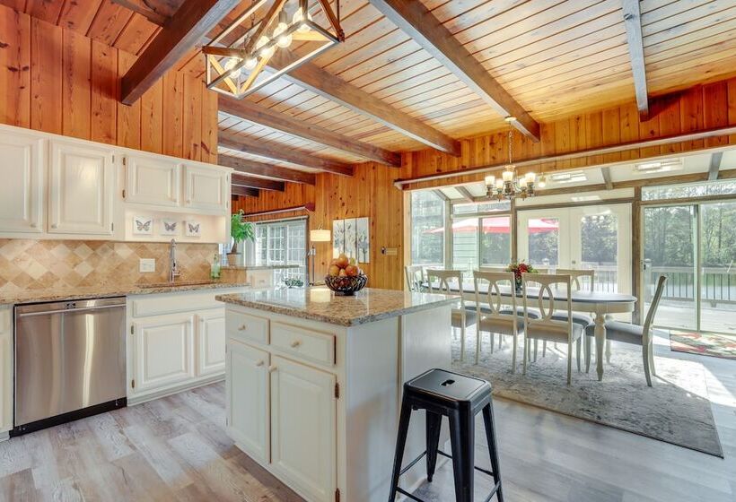 Lawrenceville Gem W/ Boat Dock On Private Lake!