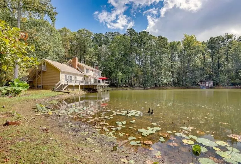 Lawrenceville Gem W/ Boat Dock On Private Lake!