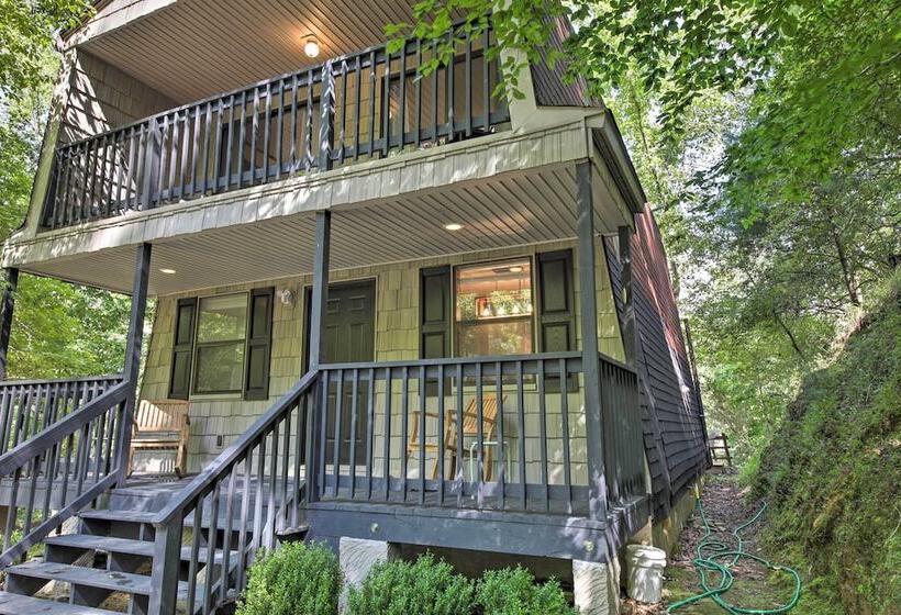 Pet Friendly Ellijay Cabin In The Woods On 1 Acre!