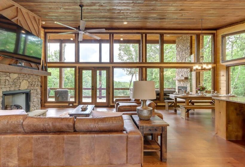 Morganton Cabin W/ Mountain View + Game Room!