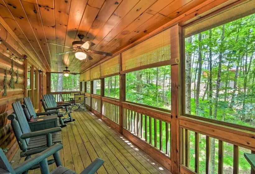 Pinot & Pine  Chic Log Cabin ~ 5 Mi To Blue Ridge