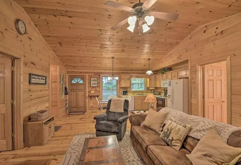 Pinot & Pine  Chic Log Cabin ~ 5 Mi To Blue Ridge