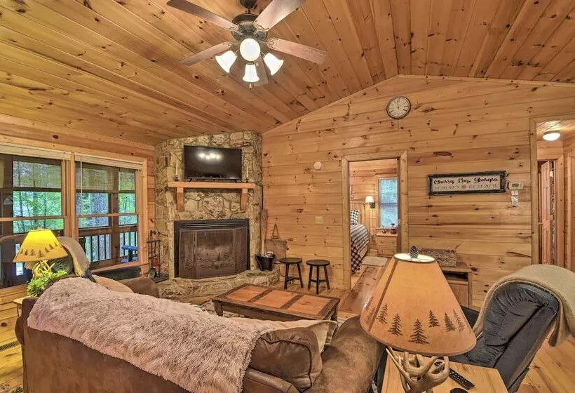 Pinot & Pine  Chic Log Cabin ~ 5 Mi To Blue Ridge