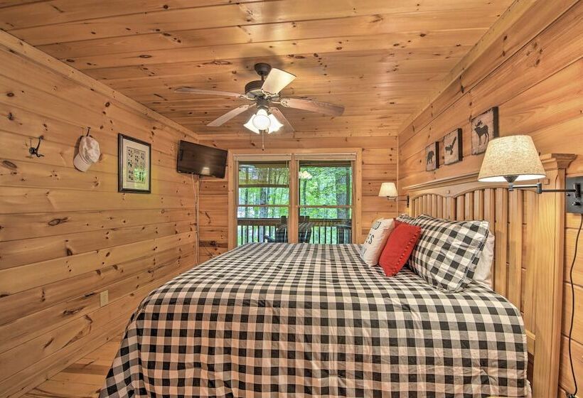 Pinot & Pine Chic Log Cabin ~ 5 Mi To Blue Ridge