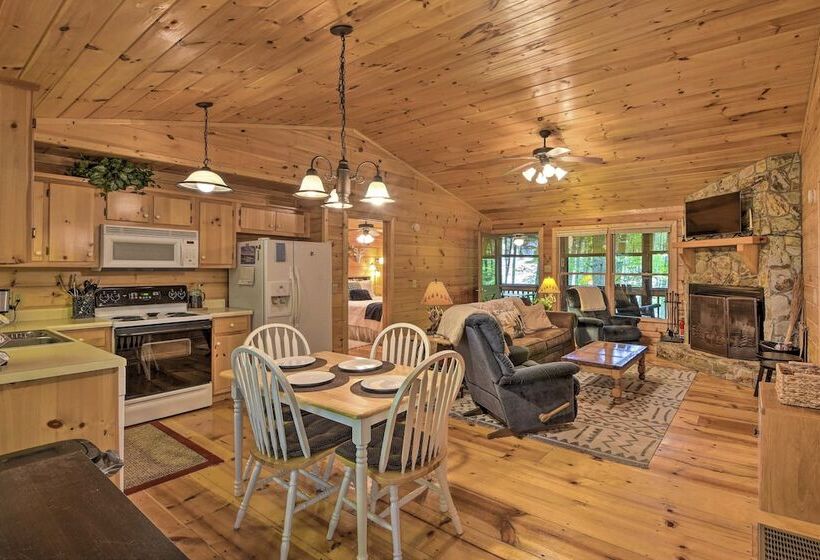 Pinot & Pine  Chic Log Cabin ~ 5 Mi To Blue Ridge