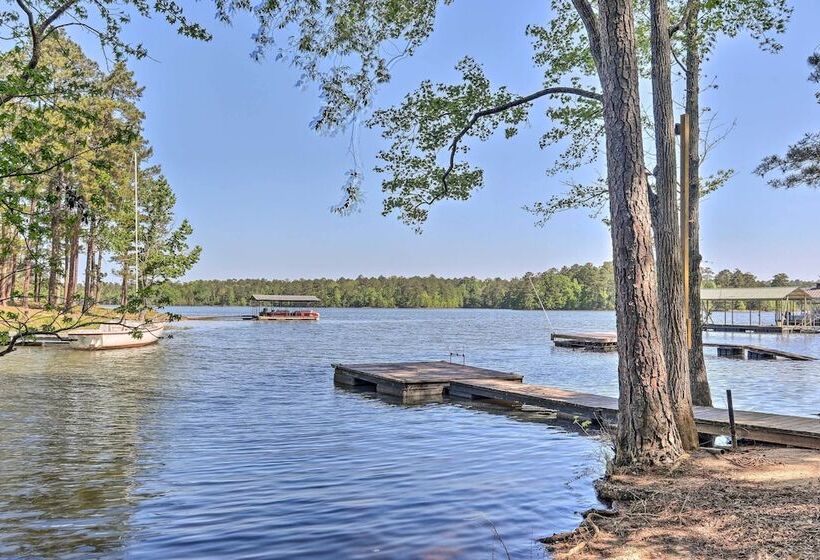 Quaint Tignall Cabin W/ Deck & Private Dock!