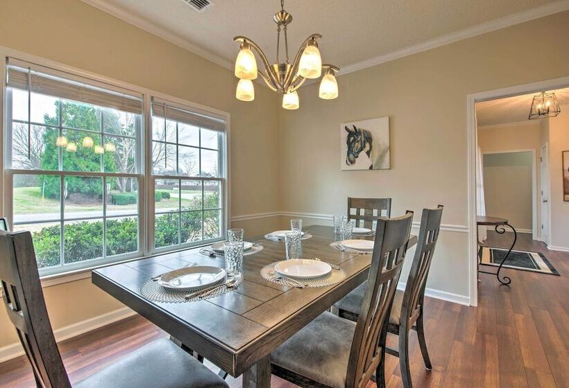 Ranch Home W/ Front Porch On Etowah River!