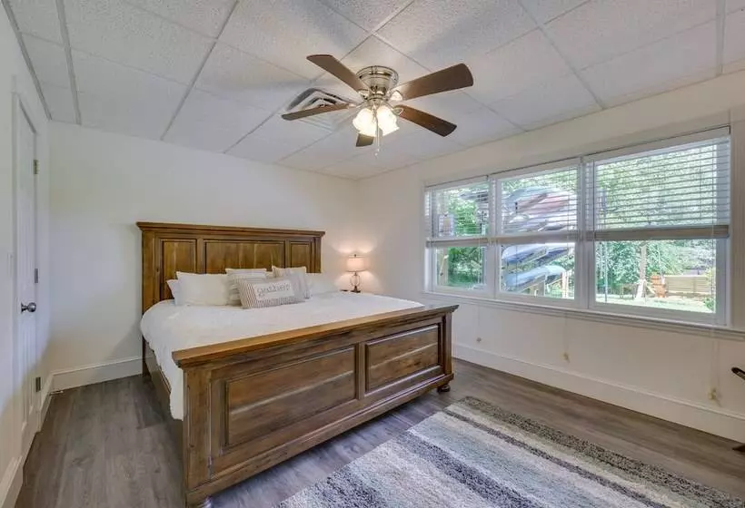 Waterfront Sparta Home W/ Game Room & Fire Pit!