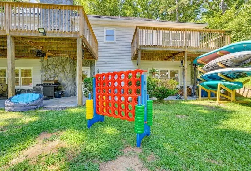 Waterfront Sparta Home W/ Game Room & Fire Pit!