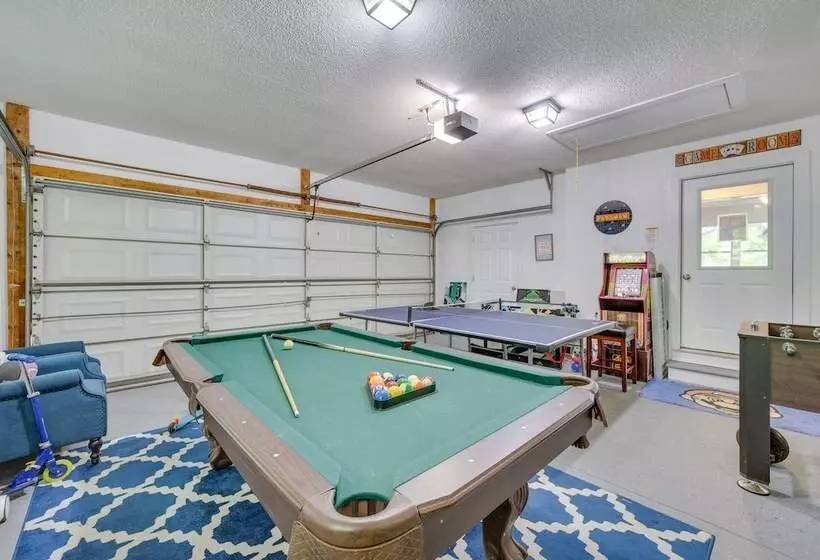 Waterfront Sparta Home W/ Game Room & Fire Pit!