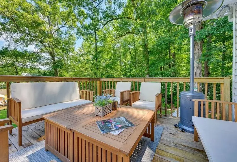 Waterfront Sparta Home W/ Game Room & Fire Pit!