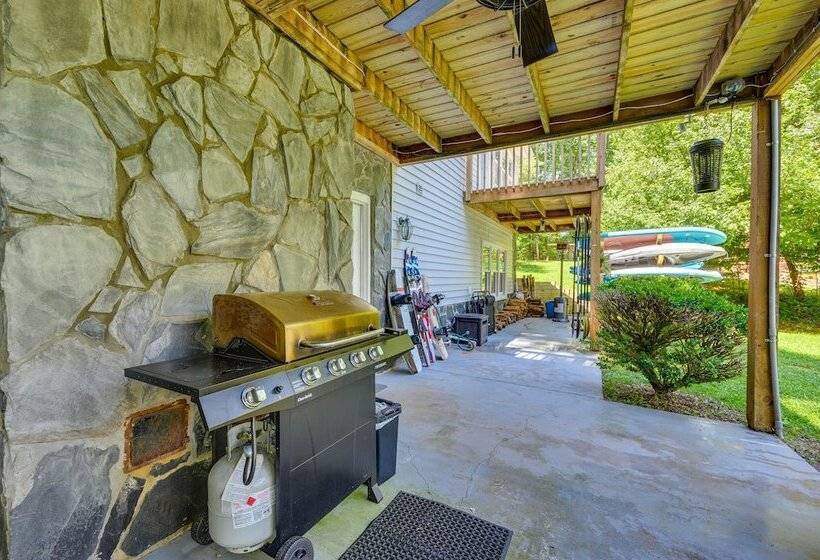 Waterfront Sparta Home W/ Game Room & Fire Pit!