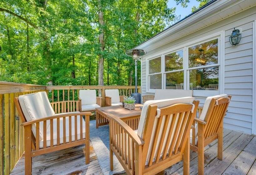 Waterfront Sparta Home W/ Game Room & Fire Pit!