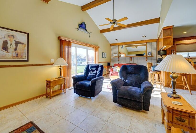 Canal Front Clay Township Gem: Boat & Jet Ski Lift