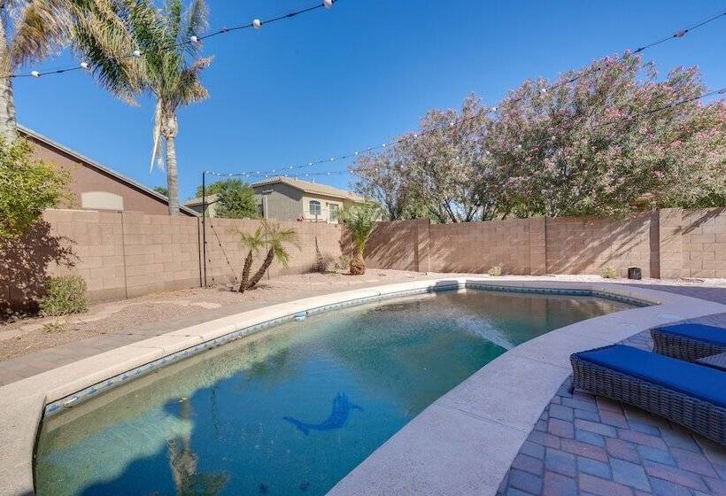 Luxury Goodyear Home W/ Private Pool + Pickleball!