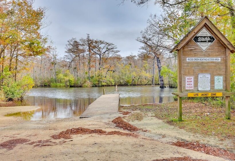Rice Creek Hideaway W/ Private Dock & Boardwalk