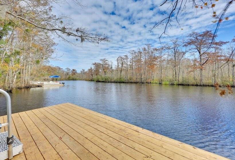 Rice Creek Hideaway W/ Private Dock & Boardwalk