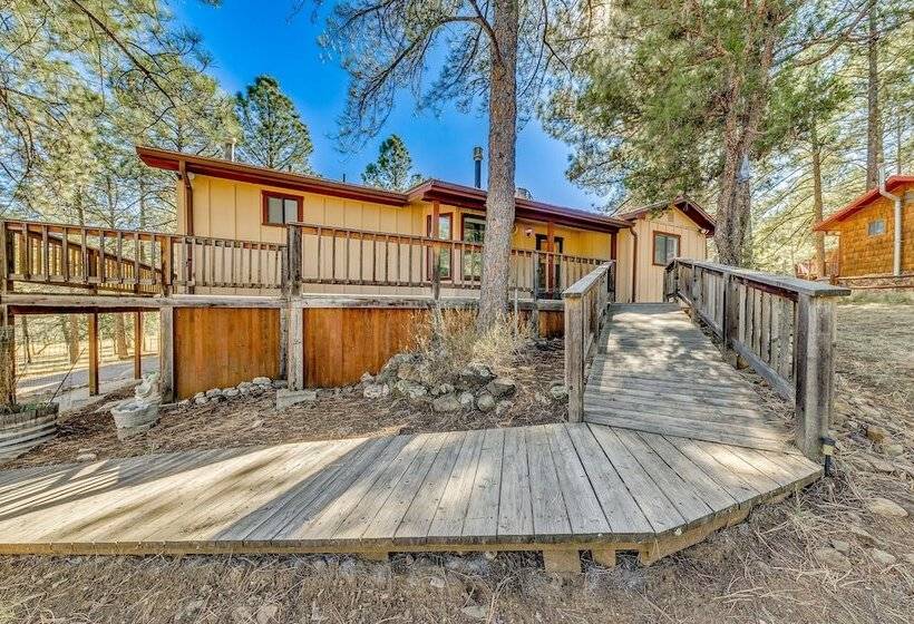 Ruidoso Cabin W/ Hot Tub ~ 2 Mi To Grindstone Lake