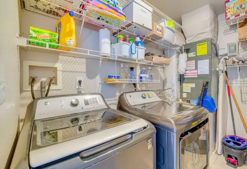 Spring Hill Home On Canal: Boat Dock & Pool Table!