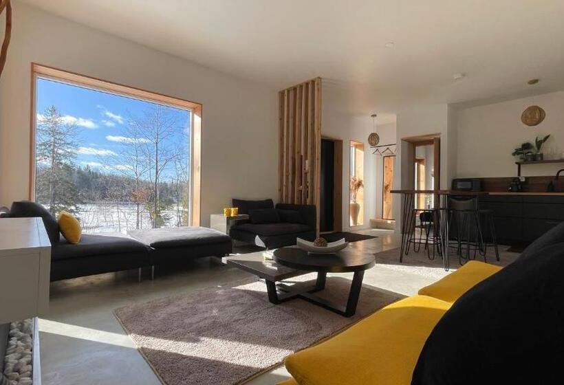 膳宿费 Nature Eco Suite In Wakefield Quebec