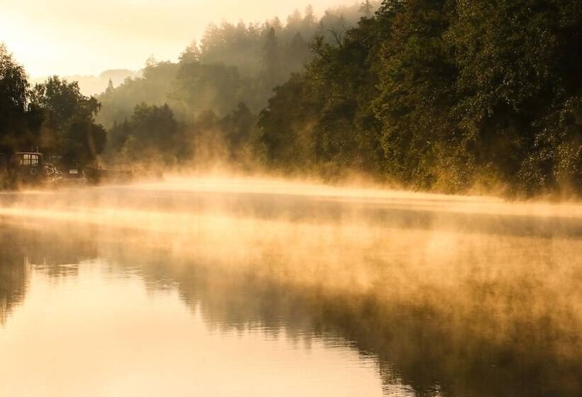 בית מלון כפרי Pension & Seminarhaus Haus Am Fluss