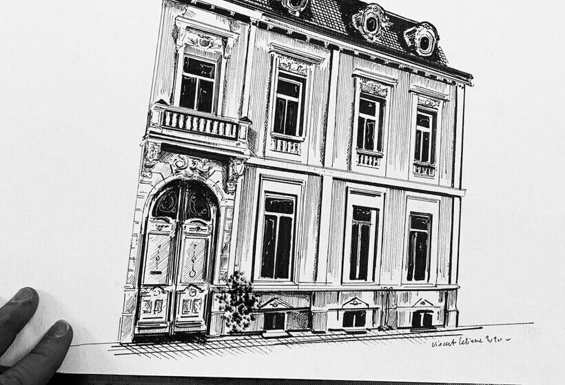 تختخواب و صبحانه La Maison Bleue De Roubaix