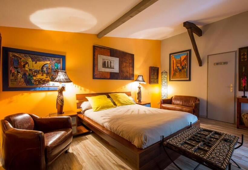 ベッドアンドブレックファースト Villa Mogador Piscine Et Balnéo