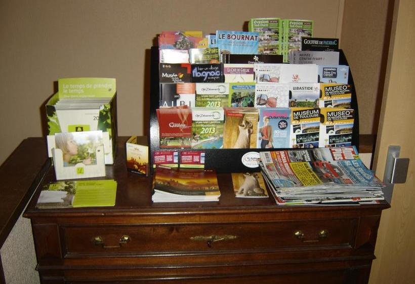 酒店 Restaurant Du Lauragais Logis De France