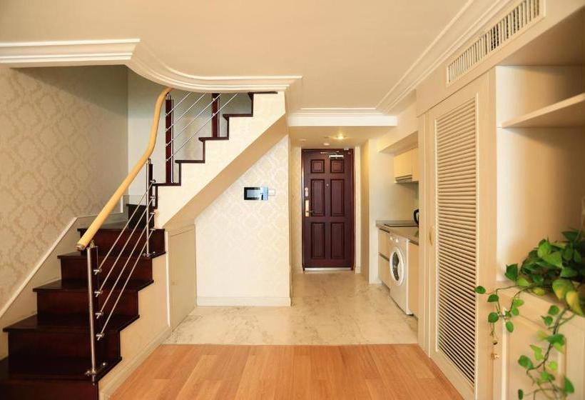 فندق Qingdao Dubai Seven Star Duplex Seaview Apartment