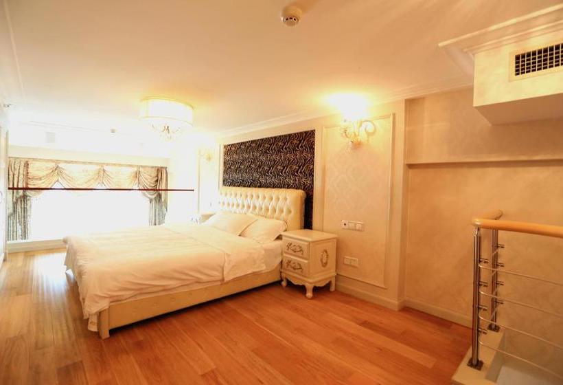 فندق Qingdao Dubai Seven Star Duplex Seaview Apartment