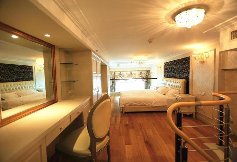 فندق Qingdao Dubai Seven Star Duplex Seaview Apartment