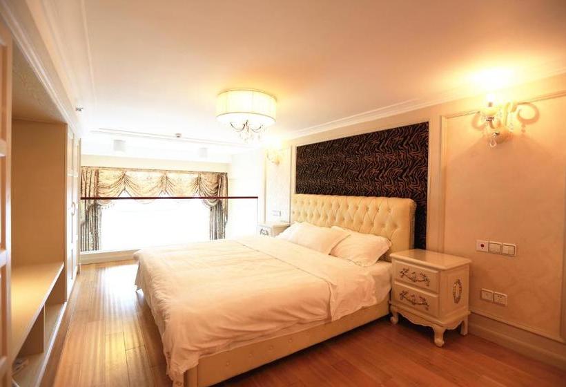 فندق Qingdao Dubai Seven Star Duplex Seaview Apartment