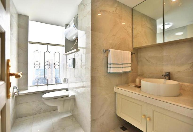 فندق Qingdao Dubai Seven Star Duplex Seaview Apartment