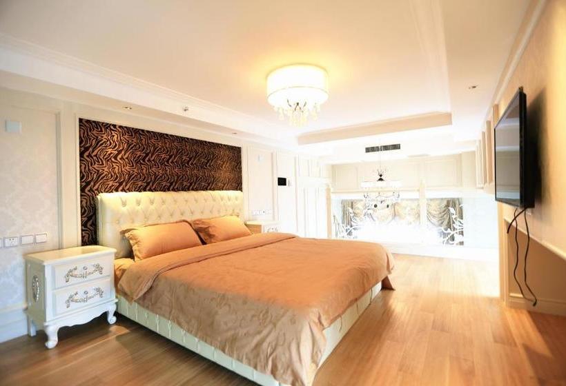 فندق Qingdao Dubai Seven Star Duplex Seaview Apartment