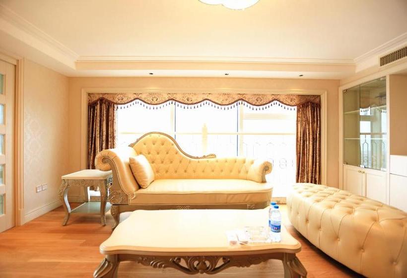 فندق Qingdao Dubai Seven Star Duplex Seaview Apartment