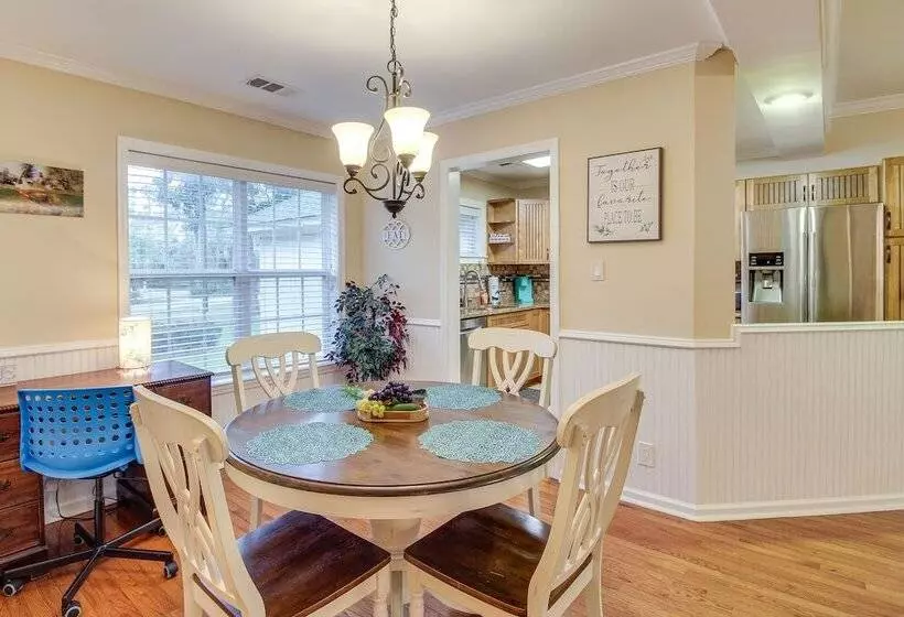 Serene Savannah Retreat W/ Waterfront Deck!
