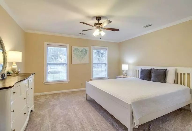 Serene Savannah Retreat W/ Waterfront Deck!