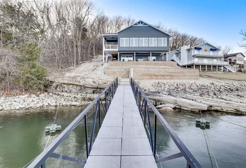 Waterfront Lake Of The Ozarks Home W/ Private Dock
