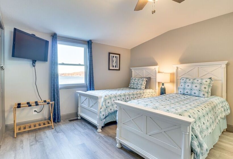 Waterfront Lake Of The Ozarks Home W/ Private Dock