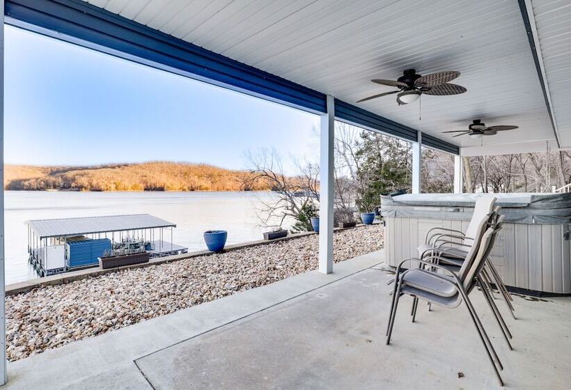 Waterfront Lake Of The Ozarks Home W/ Private Dock