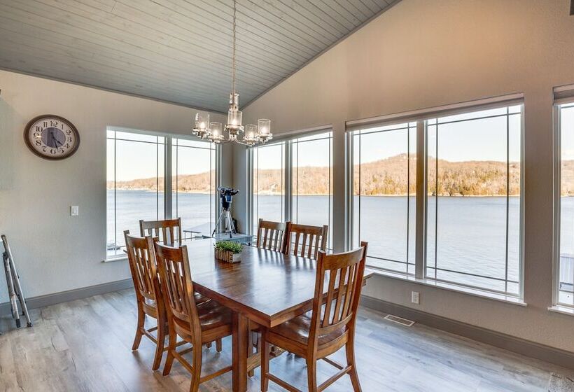 Waterfront Lake Of The Ozarks Home W/ Private Dock