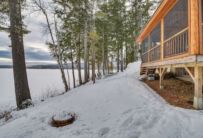 Weld Waterfront Log Cabin W/ Kayaks & Canoes!