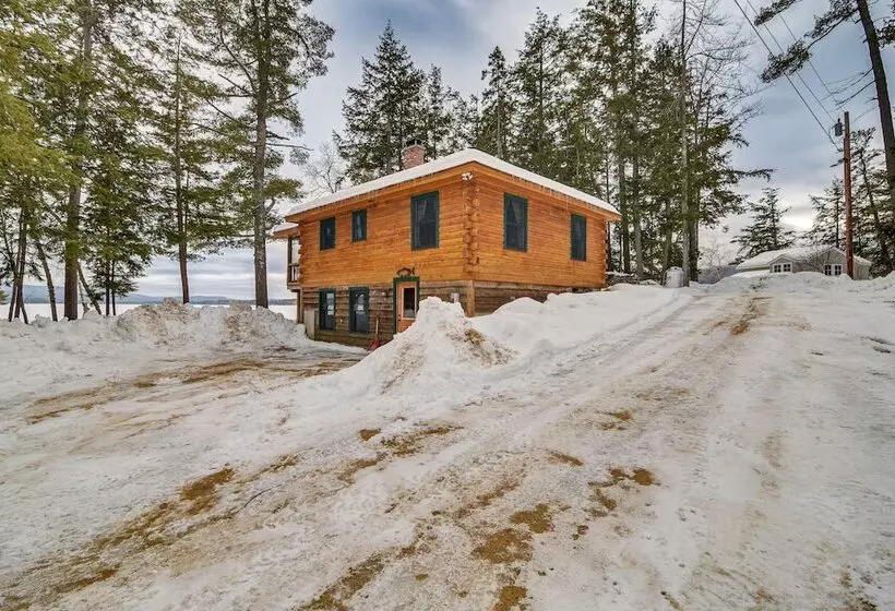 Weld Waterfront Log Cabin W/ Kayaks & Canoes!