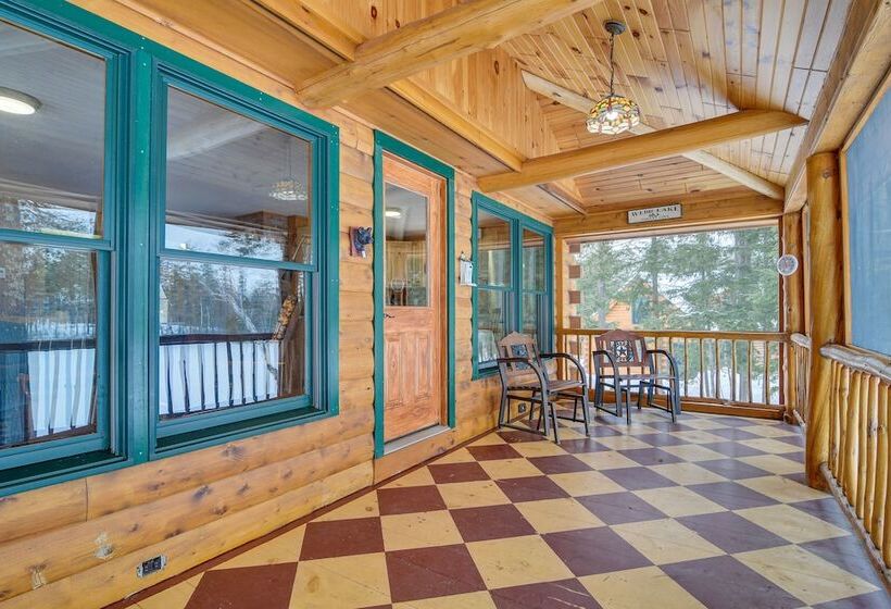 Weld Waterfront Log Cabin W/ Kayaks & Canoes!