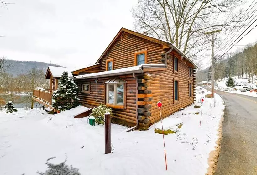 Mtn View Catskills Cabin On Delaware River!